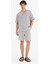 %100 Keten Relax Fit Bermuda ŞORT F4599AX25HS 3