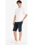 Slim Fit Dar Kesim Jean Bermuda Şort F4221AX25SM 2