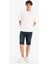 Slim Fit Dar Kesim Jean Bermuda Şort F4221AX25SM 4