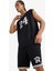 fit Hızlı Kuruyan Nefes Alabilen Boxy Fit Baskılı Bisiklet Yaka Sporcu ATLET E4391AX25HS 3