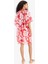 Regular Fit Tropikal Desenli Şifon Plaj Kimono-Fall in Love E8221AX25SP 5