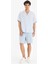 %100 Keten Relax Fit Bermuda Şort F4599AX25HS 3