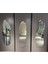 Asimetrik 60x160 cm gri boy aynası, şık ve modern dekoratif tasarım 3