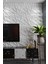 3D Beyaz PVC Duvar Paneli, 50x50cm, Kendinden Yapışkanlı, Modern Tasarım 1