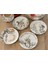x V&a Alice In Wonderland Porselen Fine China 21CM Pasta Tabak Seti 4lü 6