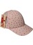 Spteks Kitti 1-3 Yaş Kız Çocuk Pembe Renk Çıtır Çiçek Desenli Yazlık Şapka 4