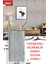 Gri Ahşap Desenli Kendinden Yapışkanlı Sünger Panel 70x35cm, 3D Renkli Dekorasyon Parçası 1