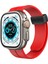 Apple Watch 45MM KR412 Elegance Stylısh Kordon - Kırmızı Drstr 1