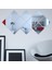 Dekoratif Kare Gümüş Pleksi Ayna 15x15cm 10 adet, şık ve modern tasarım. 2