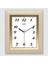 Duvar Saati Krem, ÇAP:30.5X35.5CM Akrilik Boya, Varak Baski, Abs, Mineral Cam, Sessiz Makine Drstr 1
