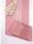 Pembe pudra runner masa örtüsü 40x140, pamuk, dikdörtgen şekil 1