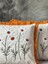 Turuncu işlemeli saçaklı kırlent kılıfı 43x43cm, şık ve rahat dekor seçeneği 2
