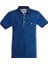 Polokoton % 100 Pamuk Lacivert Indigo Renk Polo Yaka T-Shirt – Iki Renkli Özel Pike Kumaş, Erkek Yazlık Model 1