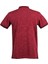 Polokoton % 100 Pamuk Marka Polo Yaka T-Shirt – Bordo Lacivert Renk, Iki Renkli Özel Pike Kumaş, Erkek Yazlık Model 2