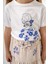 Kız Çocuk Pamuklu T-Shirt Keten Etekli Yazlık Takım 6-9 Yaş 2
