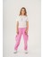 Kız Çocuk Pamuklu T-Shirt Keten Pantalonlu Yazlık Takım 6-9 Yaş 2