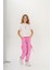 Kız Çocuk Pamuklu T-Shirt Keten Pantalonlu Yazlık Takım 6-9 Yaş 5