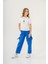 Kız Çocuk Pamuklu T-Shirt Keten Pantalonlu Yazlık Takım 6-9 Yaş 3
