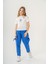 Kız Çocuk Pamuklu T-Shirt Keten Pantalonlu Yazlık Takım 6-9 Yaş 4