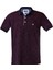 Polokoton % 100 Pamuk Marka Polo Yaka T-Shirt – Siyah Bordo Renk, Iki Renkli Özel Pike Kumaş, Erkek Yazlık Model 1