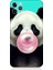 Apple iPhone 11 Pro Max Uyumlu Sakız Çiğneyen Tatlı Panda Desenli Silikon Kılıf 1
