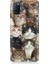 Oppo A92 Uyumlu Kedi Kalabalığında Kaos Desenli Silikon Kılıf 1