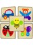 Ahşap Eğitici Puzzle 3D Yapboz Seti 5 Adet 5 Parçalı 1
