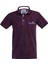 Polokoton Marka Polo Yaka T-Shirt – Siyah Bordo Renk, Cepli, İki Renkli Özel Pike Kumaş, Erkek Yazlık Model, %100 Pamuk 1
