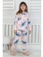 %100 Pamuk Süprem Penye Kumaş Uzun Kollu Bisiklet Yaka Kız Çocuk Pijama Takımı 3-8 Yaş 1