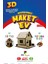 3D Boyanabilir Ahşap Maket Ev - Çocuklar Için Eğitici Oyuncak 1