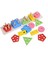 Wooden Toys Colorful Geometric Five Set Of Columns Geometrik Şekiller 2