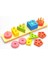 Wooden Toys Colorful Geometric Five Set Of Columns Geometrik Şekiller 3