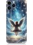 Apple iPhone 14 Pro Max Uyumlu Yıldızlarla Salıncakta Melek Desenli Silikon Kılıf 1