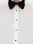 Erkek Beyaz Slim Fit Manşetli Pamuk Karışımlı Smokin Gömlek 50285569-VR013 7