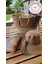 Vero 3lü Takım Plaj Çantası , El Çantası Clutch, Şapka, Totebag,çanta, Yazlık, Hediyelik, 6