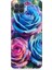 Oppo Reno 4 Lite Uyumlu Gökkuşağı Renkli Güller Desenli Silikon Kılıf 1