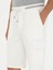 Erkek Beyaz Slim Fit Kargo Cepli Şort 50284605-VR013 6