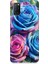 Oppo A72 Uyumlu Gökkuşağı Renkli Güller Desenli Silikon Kılıf 1