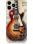 Apple iPhone 14 Pro Max Uyumlu Nostaljik Gitar ve Nota Desenli Silikon Kılıf 1