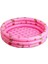 Oval Şişme Çocuk Havuzu Pembe 130CM Top Havuzu 1