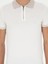 Erkek Beyaz Slim Fit Fermuarlı Polo Yaka Triko T-shirt 50285434-VR013 6