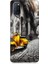 Oppo A72 Uyumlu Taş Sokakta Sarı Vespa Desenli Silikon Kılıf 1