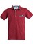 Polokoton Marka Polo Yaka T-Shirt – %100 Pamuk, Bordo Lacivert Renk, Cepli, İki Renkli Özel Pike Kumaş, Erkek Yazlık Model 1
