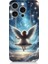 Apple iPhone 16 Pro Max Uyumlu Yıldızlarla Salıncakta Melek Desenli Silikon Kılıf 1