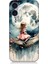 Apple iPhone 16 Plus Uyumlu Ay Üzerinde Hayalci Kız Desenli Silikon Kılıf 1