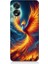 Oppo A38 Uyumlu Ateşle Dans Eden Anka Desenli Silikon Kılıf 1