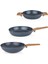 Seramik Tava Sahan Wok Seti Tava 30 cm Sahan 22 cm Wok 28 cm Sc Ha Fer 1