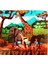 Renkli 16 Parça Ahşap Hayvan Temalı Puzzle Seti, 1,5-4 yaş için uygun 1