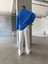 Tensel Kumaş Baggy Fit Pantolon-Beyaz 5