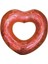 Kalp Simit - Şişme Kalp Desenli Simit - Deniz Simidi - Kalpli Simit -Havuz Kalp Şekilli Simit 65 cm 1